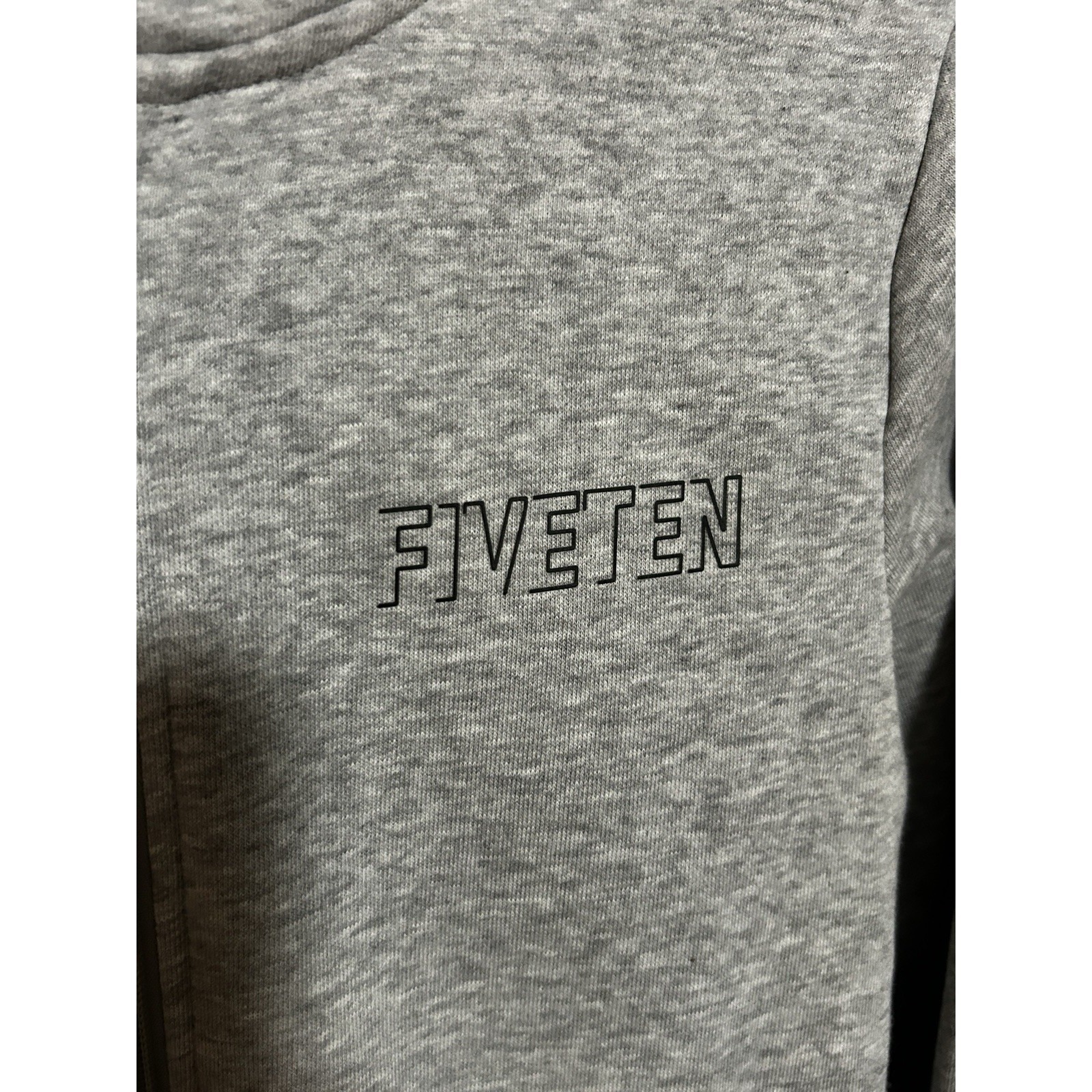 Adidas Five Ten Stone Summit Team Hoodie Small Gray Zip Climbing — image 6 of 8